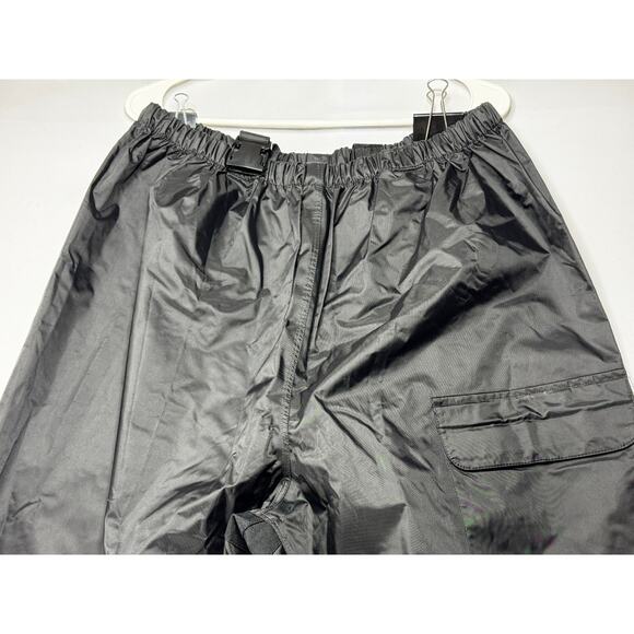 Tour Master Riding Apparel Men's Black Nylon Overall Riding Pants - Size 3XL - Picture 3 of 10